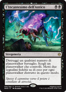 L'Incantesimo dell'Antico  La Guerra della Scintilla 89-Wizard of the Cost- nuvolosofumetti.