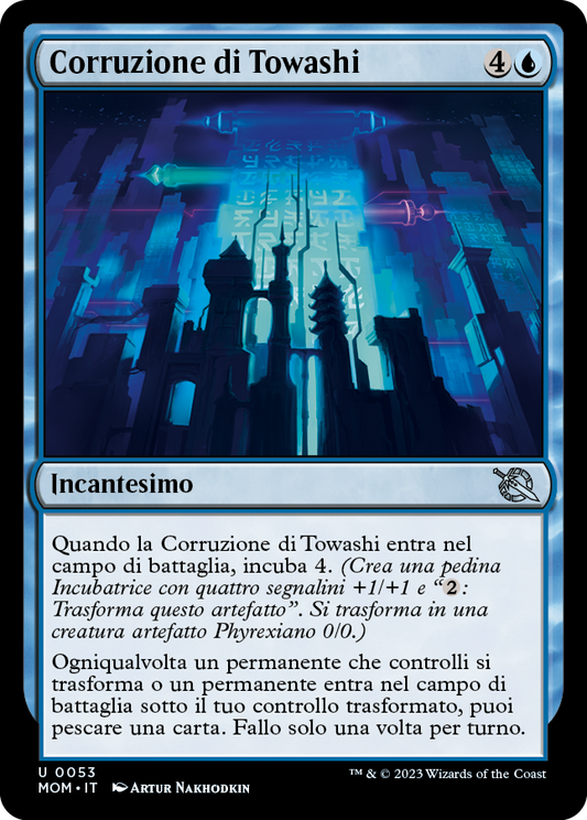 CORRUZIONE DI TOWASHI  Avanzata delle macchine 53