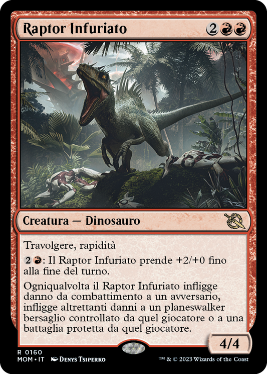 RAPTOR INFURIATO  Avanzata delle macchine 160
