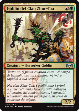 Goblin del Clan Zhur-Taa  Fedeltà di Ravnica 215