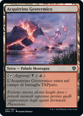 ACQUITRINO GEOTERMICO  Dominaria Unita 247