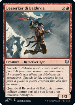 BERSERKER DI BALDUVIA  Dominaria Unita 116