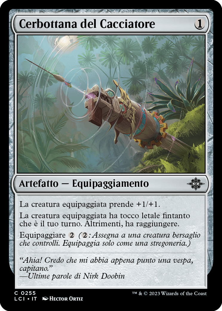 Le caverne perdute di Ixalan 255 CERBOTTANA DEL CACCIATORE