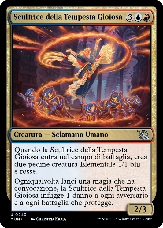 SCULTRICE DELLA TEMPESTA GIOIOSA  Avanzata delle macchine 243