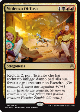 Violenza Diffusa  La Guerra della Scintilla 226-Wizard of the Cost- nuvolosofumetti.
