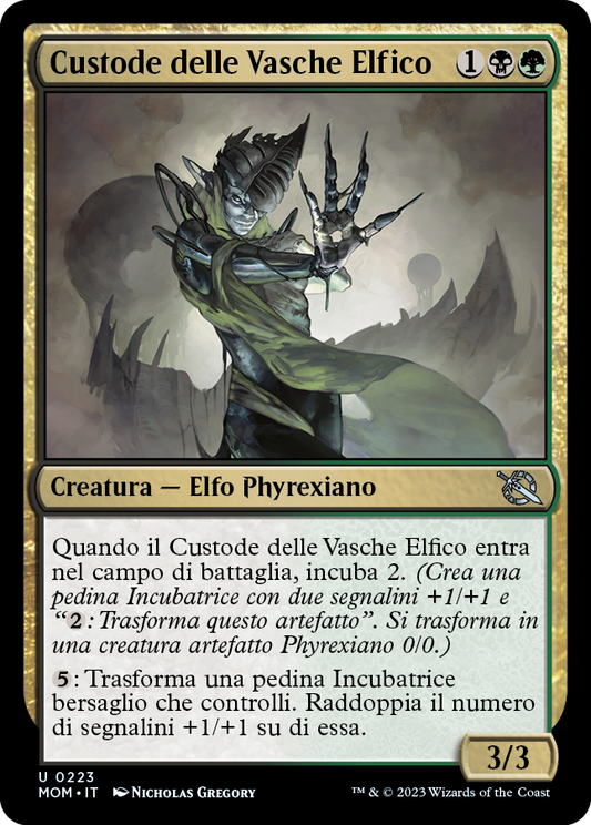 CUSTODE DELLE VASCHE ELFICO  Avanzata delle macchine 223