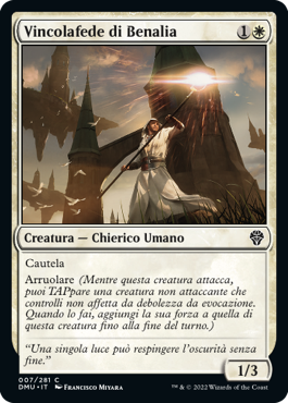 VINCOLAFEDE DI BENALIA FOIL  Dominaria Unita 410