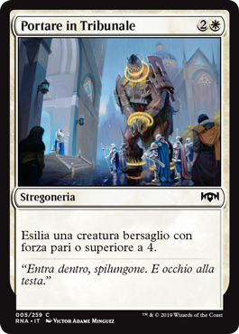 Portare in Tribunale  Fedeltà di Ravnica 5-Wizard of the Coast- nuvolosofumetti.
