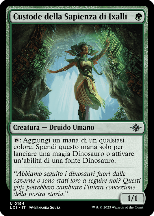 Le caverne perdute di Ixalan 194 CUSTODE DELLA SAPIENZA DI IXALLI