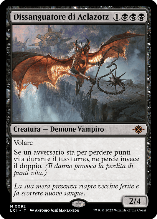 Le caverne perdute di Ixalan 92 DISSANGUATORE DI ACLAZOTZ