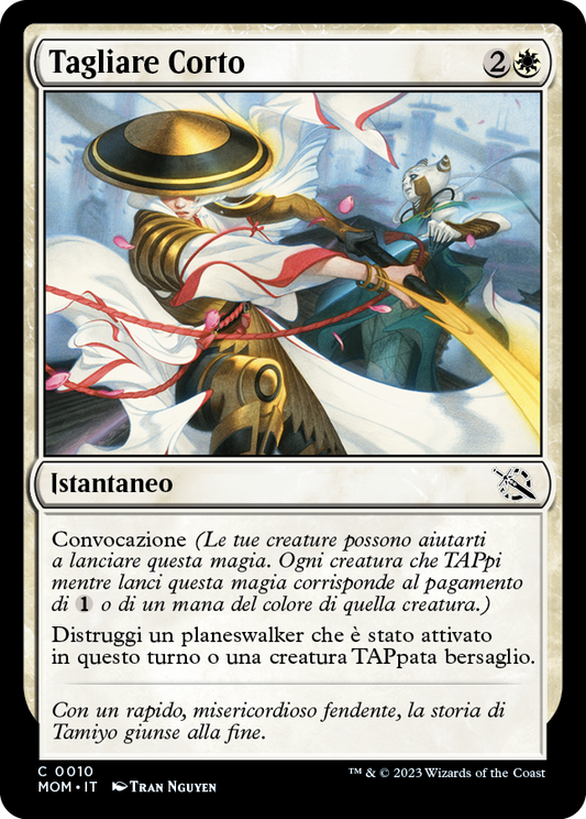TAGLIARE CORTO  Avanzata delle macchine 10