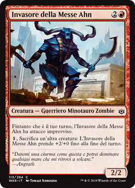 Invasore della Messe Ahn  La Guerra della Scintilla 113-Wizard of the Cost- nuvolosofumetti.