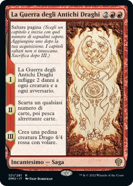 LA GUERRA DEGLI ANTICHI DRAGHI  Dominaria Unita 121