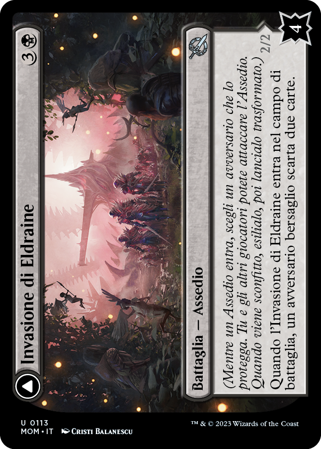 INVASIONE DI ELDRAINE  / SPIRITELLI PUNGENTI  Avanzata delle macchine 113