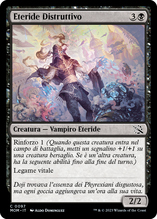 ETERIDE DISTRUTTIVO  Avanzata delle macchine 97