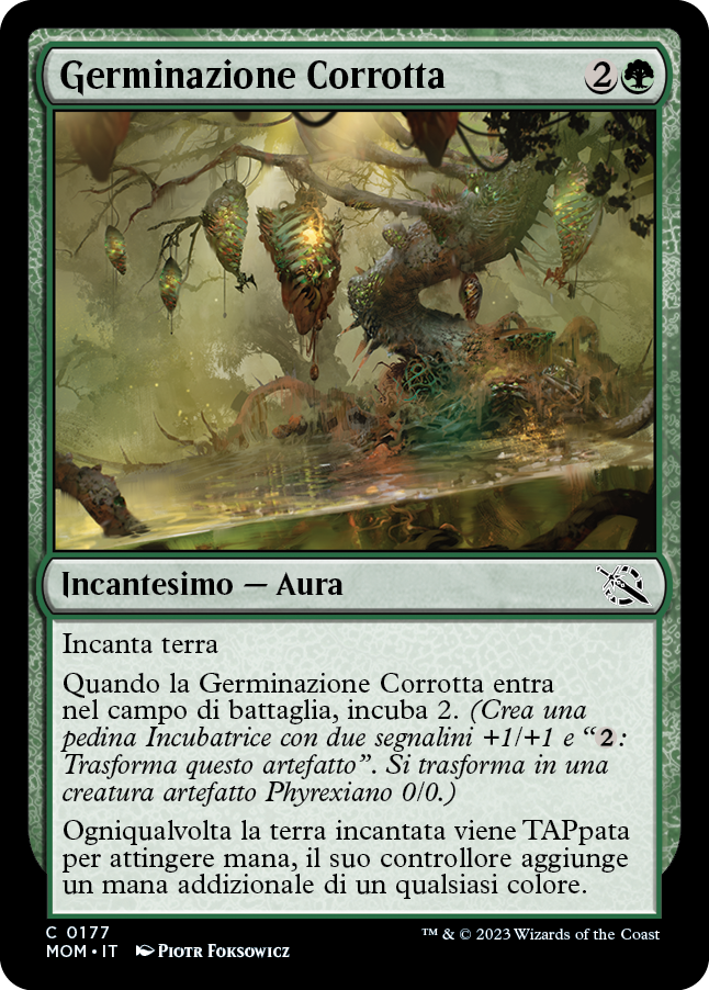 GERMINAZIONE CORROTTA  Avanzata delle macchine 177