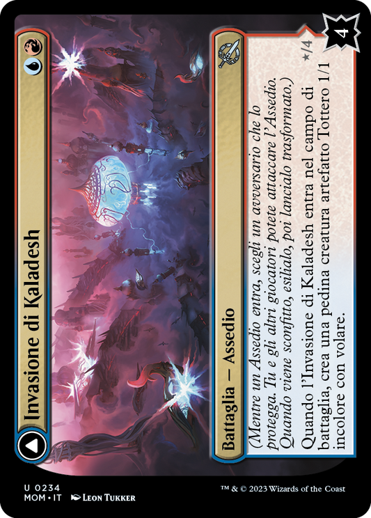 INVASIONE DI KALADESH / ALA D'ETERE, AMMIRAGLIA SCAGLIA D'ORO  Avanzata delle macchine 234