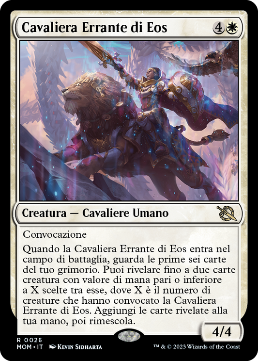 CAVALIERA ERRANTE DI EOS  Avanzata delle macchine 26