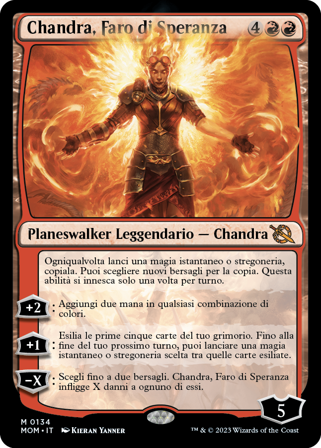 CHANDRA, FARO DI SPERANZA  Avanzata delle macchine 134