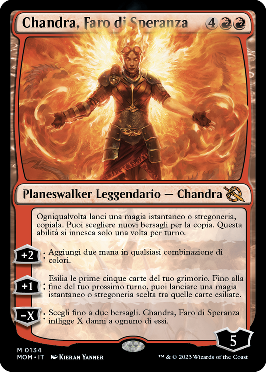 CHANDRA, FARO DI SPERANZA  Avanzata delle macchine 134
