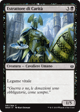 Estrattore di Carità  La Guerra della Scintilla 81-Wizard of the Cost- nuvolosofumetti.