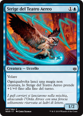 Strige del Teatro Aereo  La Guerra della Scintilla 67-Wizard of the Cost- nuvolosofumetti.