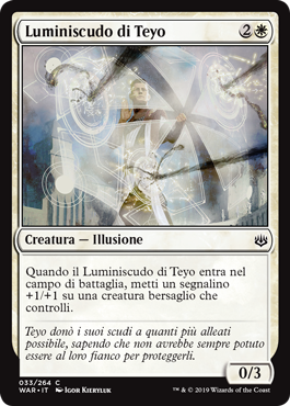 Luminiscudo di Teyo  La Guerra della Scintilla 33-Wizard of the Cost- nuvolosofumetti.