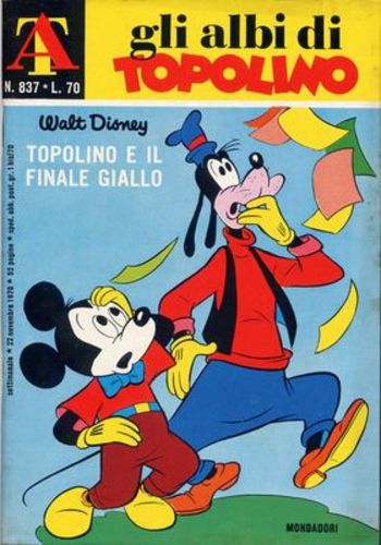 Albi di Topolino 837-Mondadori- nuvolosofumetti.