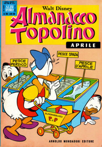 ALMANACCO TOPOLINO 208-MONDADORI- nuvolosofumetti.