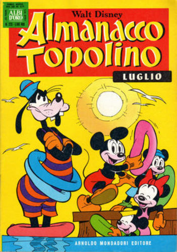 ALMANACCO TOPOLINO 223-MONDADORI- nuvolosofumetti.