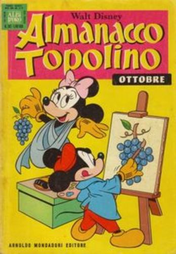 ALMANACCO TOPOLINO 262-MONDADORI- nuvolosofumetti.