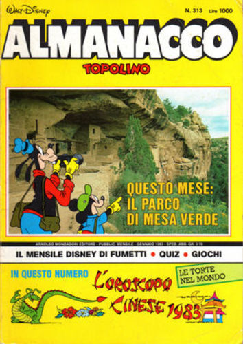 ALMANACCO TOPOLINO 313