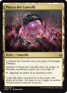 Piazza dei Cancelli  La Guerra della Scintilla 246-Wizard of the Cost- nuvolosofumetti.