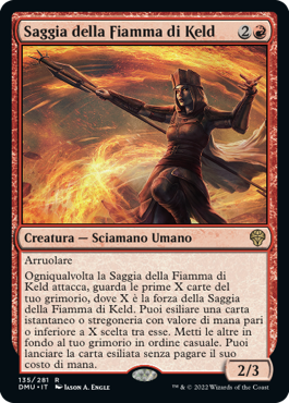 SAGGIA DELLA FIAMMA DI KELD  Dominaria Unita 135