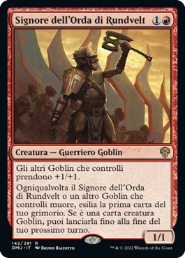 SIGNORE DELL'ORDA DI RUNDVELT  Dominaria Unita 142