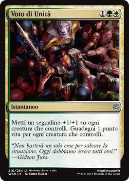 Voto di Unità  La Guerra della Scintilla 210-Wizard of the Cost- nuvolosofumetti.