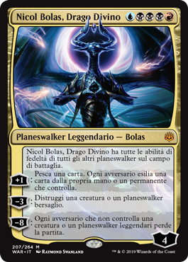 Nicol Bolas, Drago Divino  La Guerra della Scintilla 207-Wizard of the Cost- nuvolosofumetti.