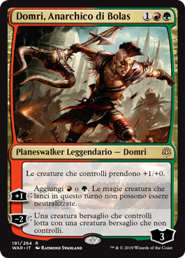 Domri, Anarchico di Bolas  La Guerra della Scintilla 191-Wizard of the Cost- nuvolosofumetti.