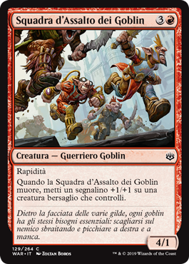 Squadra d'Assalto dei Goblin  La Guerra della Scintilla 129-Wizard of the Cost- nuvolosofumetti.