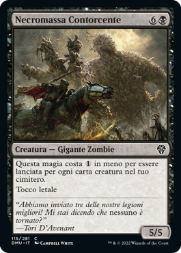 NECROMASSA CONTORCENTE  Dominaria Unita 115