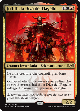 Judith, la Diva del Flagello  Fedeltà di Ravnica 185