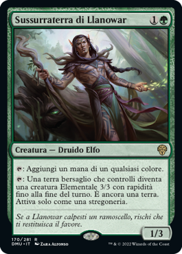 SUSSURRATERRA DI LLANOWAR  Dominaria Unita 170