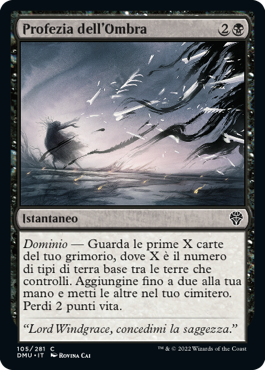 PROFEZIA DELL'OMBRA  Dominaria Unita 105