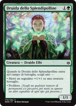 Druida dello Splendipolline  La Guerra della Scintilla 173-Wizard of the Cost- nuvolosofumetti.