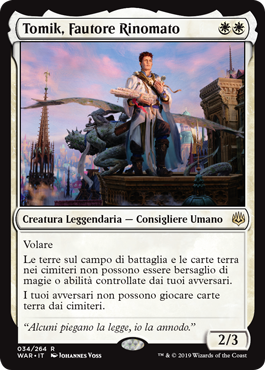 Tomik, Fautore Rinomato  La Guerra della Scintilla 34-Wizard of the Cost- nuvolosofumetti.