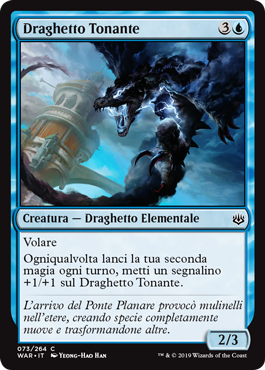 Draghetto Tonante  La Guerra della Scintilla 73-Wizard of the Cost- nuvolosofumetti.