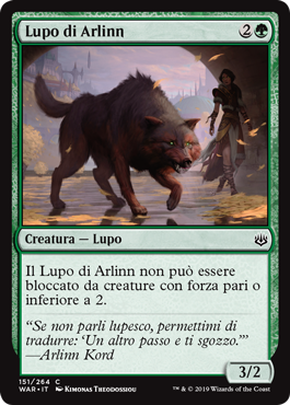 Lupo di Arlinn  La Guerra della Scintilla 151-Wizard of the Cost- nuvolosofumetti.