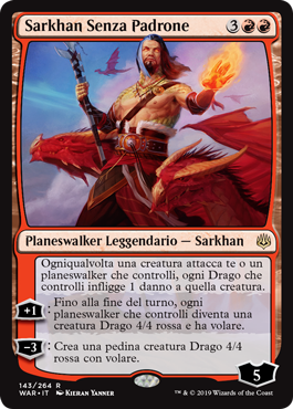 Sarkhan Senza Padrone  La Guerra della Scintilla 143-Wizard of the Cost- nuvolosofumetti.