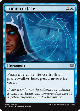 Trionfo di Jace  La Guerra della Scintilla 55-Wizard of the Cost- nuvolosofumetti.