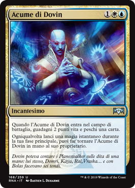 Acume di Dovin  Fedeltà di Ravnica 168-Wizard of the Coast- nuvolosofumetti.